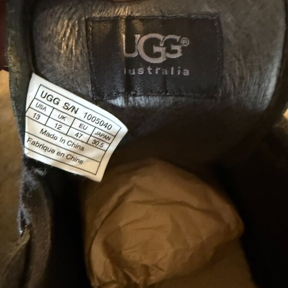 UGG Men\'s Fleece / Shearling Lined Boots Size 13 (UK Size 12)